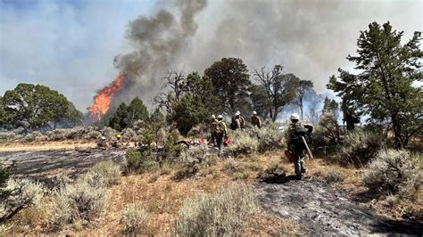 Little Mesa fire southwest of Delta growing, burning 300 acres – one of several fires in western Colorado